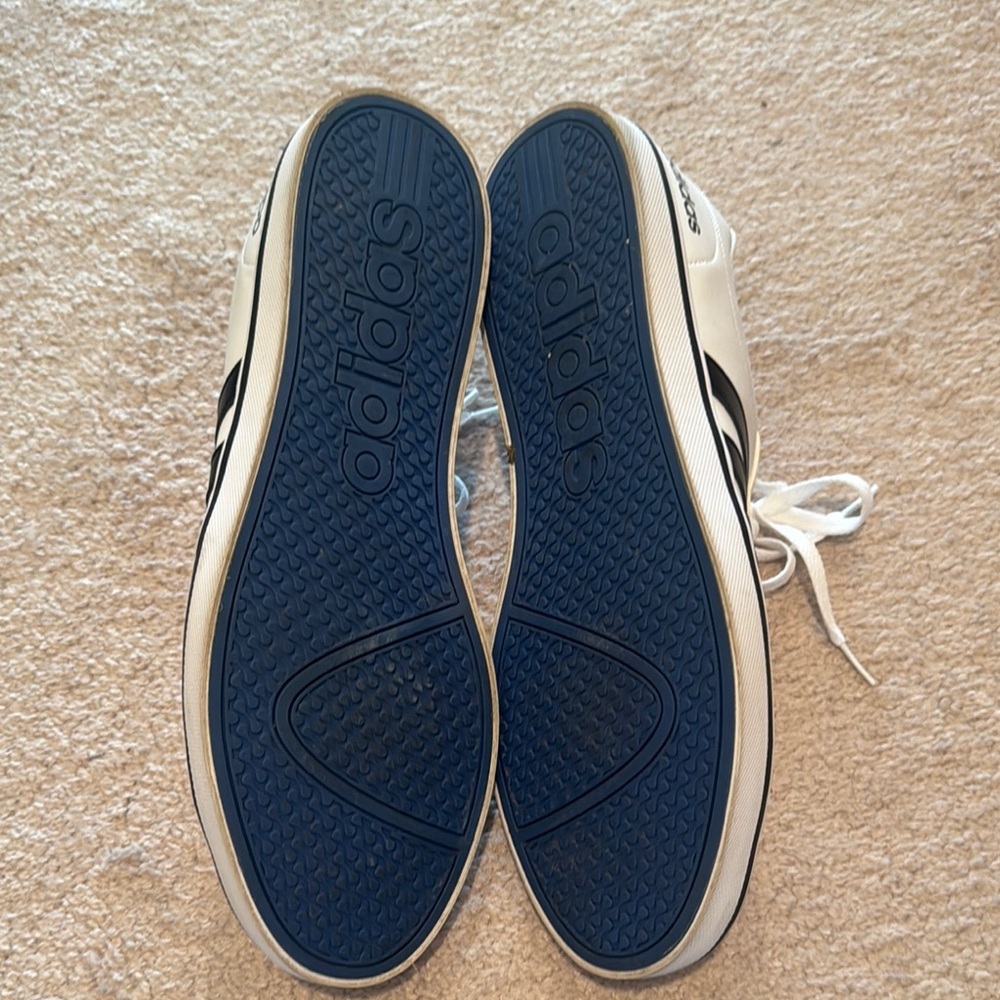 Adidas White and Black Classic Sneakers - Picture 6 of 7